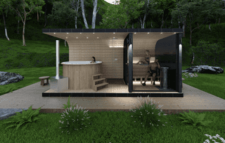 Sauna exterior 4